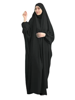 10 Cores Com Capuz Abaya Mulheres Muçulmanas Oração Hijab Vestido De Árabe Manto Sobrecarga Kaftan Khimar Jilbab Eid Ramadã Islâmico Roupas