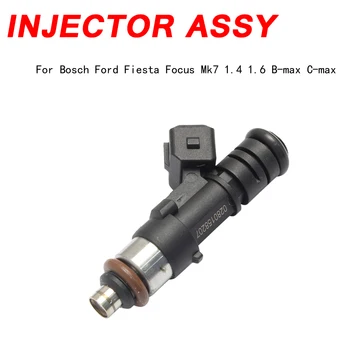1PCS de Combustível, Bico Injetor Bosch Ford Fiesta Focus Mk7 1.4 1.6 B-max C-max 0280158207