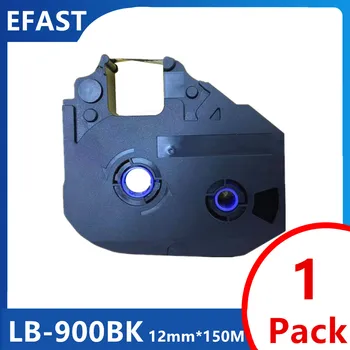 1PK Compatível LB900BK Black Label Para Capelabel LB-900BK Fita de Filme de Trabalho Para Capelabel C-920T,C-960T,C-980T 12mm*150m