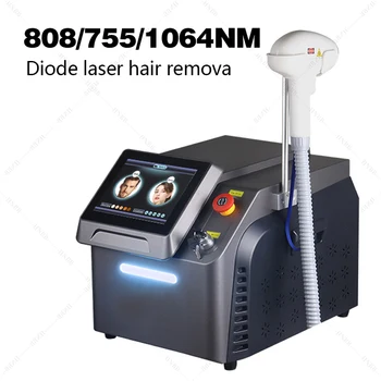 2023 Nova Tecnologia do Laser do Diodo comprimento de Onda 3 755 808 1064Nm Laser Máquina de depilação Laser de Diodo para salão de beleza