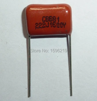 20pcs CBB capacitor 222 1.600 222J DE 1,6 KV 2200pF 2.2 nF P15 CBB81 Metalizados Filme de Polipropileno Capacitor