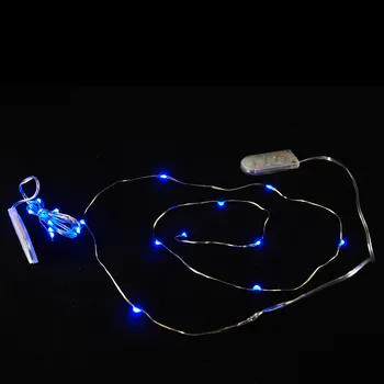 8 Cores Célula de Bateria Powered 20 LED Prata Cobre do Fio Mini Fada Seqüência de Luzes Para o Feriado de Natal, Festa de Casamento