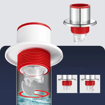 ABS, Cozinha Banheiro Piso de Drenagem Núcleo Universal Desodorante Esgoto Vazamento Vedação Anti Odor Filtro Plug Rápida Drenagem Acessórios