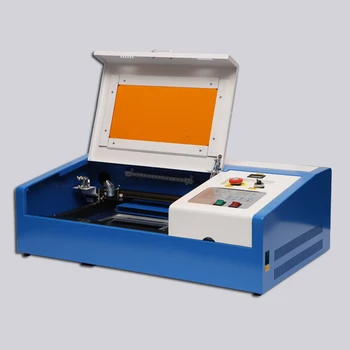 CNC gravação a Laser Máquina de Corte de 40W 220V/110V CNC Com Visor Digital Para madeira Compensada de Acrílico, Frete Grátis
