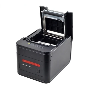 Desktop Mini POS Cozinha Impressora Térmica 80mm de Matriz de pontos com o Auto de Luz e Som
