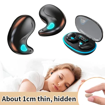Dormir Fones de ouvido Hiden sem Fio Bluetooth Fone de ouvido Ultra-Fina com HD de Música Estéreo alto-Falantes Elástico de Fone de ouvido para a Execução de Dormir