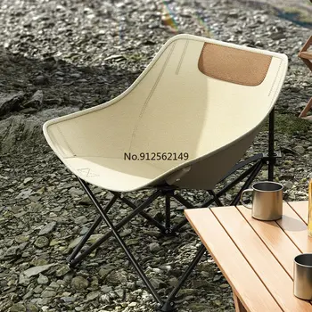 Exterior cadeira dobrável portátil pesca camping cadeira de lua ultra-leve, dobrável fezes estudante de arte de desenhar campo banquinho