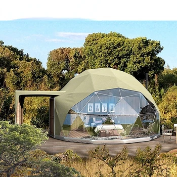 Luxo de vida eco dome hotel tendas 6m-15m de PVC de Lazer rodada de lona Glamping Barraca da Abóbada