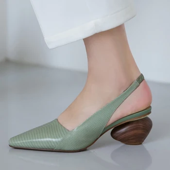 mulheres sandálias sapatos de Couro plus size 22-26.5 cm de Primavera-verão Lagarto de pele de carneiro alta calcanhar 7cm mulheres cunhas de sapatos para mulheres