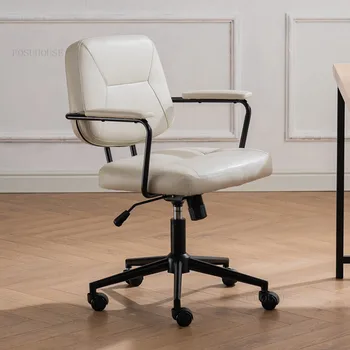 Nordic Cadeiras de Escritório para Mobiliário de Escritório Cadeira de Designer de Lazer de Luxo e Confortável Reunião Nórdicos Encosto Meuble Cadeira SY50GM