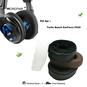 Nova Atualização Substituição Almofadas de Ouvido Turtle Beach EarForce PX22 Fone de ouvido Peças de Couro Almofada de Veludo Earmuff Fone de ouvido Manga