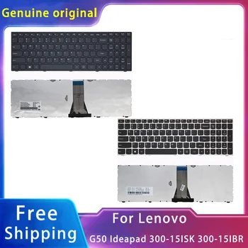 Novo Para a Lenovo G50 Ideapad 300-15ISK 300-15IBR Leia Acessórios do Portátil Teclado