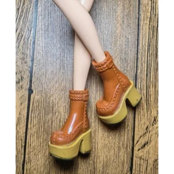 Novos estilos antigos boneca brinquedo sapatos para 1/6 BB salto alto pé plano bonecas BBQ06