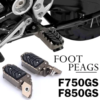 Para a BMW F750GS F850GS F850GS Aventura Acessórios suportes dos Pés Reguláveis de pedais Footpeg apoio para os Pés Kit F750 GS F 850 GS Adventure
