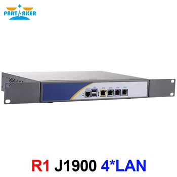 Participante R1 Firewall Appliance Intel Celeron J1900 para o pfSense com 4*82583V Gigabit Lan Firewall de Hardware 8G de RAM, SSD de 128 g