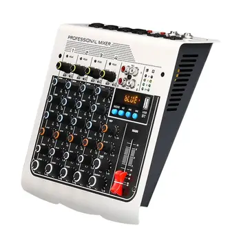 Portátil Audio Mixer de Som mesa de Mistura de PC de Entrada de Gravação para Transmissão ao Vivo de Gravação de Música