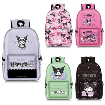 Sanrio Nova Cartoon Mochila Hello Kitty Kulomi Alta Capacidade De Anime Imprimir As Crianças Da Escola Saco Impermeável Bonito Meninas Mochila De Presente