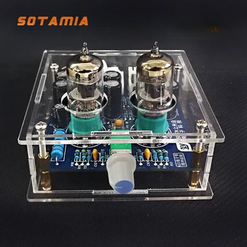 SOTAMIA 6J1 Tubo pré-Amplificador Amplificador de Potência de Áudio Frontal Placa Mini pré-amplificador de Home Theater, Sistema de Som Eletrônica Diy Kit de Peças