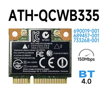 Substituição Laptop 690019-001 689457-001 733268-001 Atheros AR9565 QCWB335 Mini PCIe de WLAN sem Fio wi-FI Bluetooth Cartão