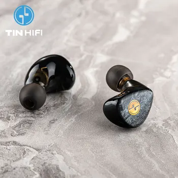TINHIFI T3 MAIS Melhor Fio No Ouvido hi-fi Fones de ouvido 10MM LCP de Driver Dinâmico Impressos em 3D Monitor com 2 PINOS Destacável Cabo de Áudio