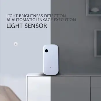 Tuya Zigbee, WIFI, Sensor de Iluminação com Sensor de Luz Smart wi-Fi Sensor de Luminosidade Casa Inteligente de Apoio Alexa Inicial do Google App Smartlife