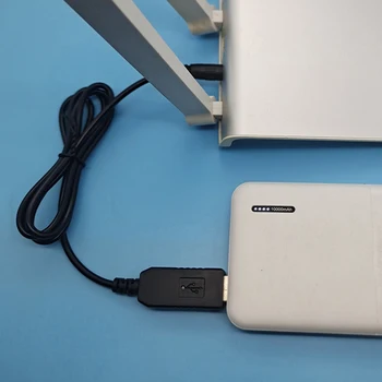 USB 5V DC 12,6 V 5.5x2.1mm Etapa de Cabo de aumento de Poder de Linha Com LED Para o Roteador de Tira de LED e mais 12V Dispositivos