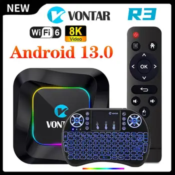 VONTAR R3 Android 13.0 Smart TV Caixa de Rockchip RK3528 Max 4GB 128GB de Apoio 8K Vídeo HDR10+ BT5.0 Wifi6 4K Set-Top Box de 2GB a 16GB
