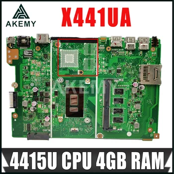 X441UA Para ASUS X441UAK X441UV F441U laptop placa-mãe X441UA placa-mãe rev2.0 4415U cpu RAM de 4GB testado 100%
