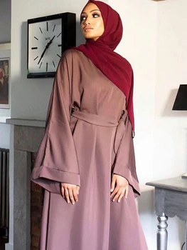 10 Cores Muçulmano Abaya Cobertura Completa Ramadã Vestido Abayas De Vestuário Islâmico Dubai Lace Vestido De Eid Oração Vestuário Jilbab Longo Khimar