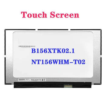 15.6 Polegadas, Painel de NT156WHM-T02 B156XTK02.1 Para Lenovo Ideapad 3-15ADA05 3-15 L340-15 Laptop LCD do Toque de uma 40Pin