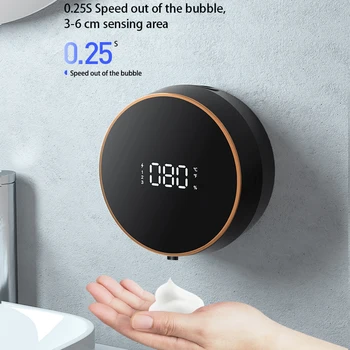 2023 Nova carga USB de Alta Qualidade Infravermelho de Indução Automática de Espuma de Sabão Dispensadores Inteligentes de Lavar roupa Máquina da Mão Para casa de Banho