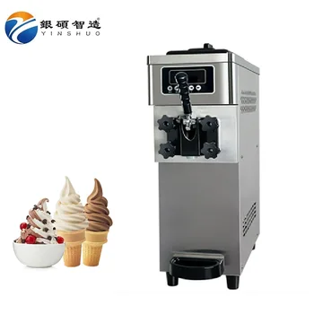 220V 60HZ YINSHUO Comerciais máquina do creme de gelo para o creme de gelo máquina de sorvete soft maker máquina