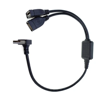 25cm, 50cm 80cm Extensor USB de Carregamento Divisor de sinal Conectado para Disco USB Teclado Mouse 1/2 Multi-Porta Laptop Cabo de Extensão