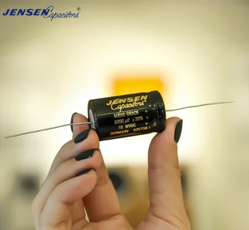 2pcs/monte Dinamarca Jensen 8200uf 16v 21X36MM capacitor Eletrolítico original de artesanato frete grátis
