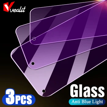 3PCS Anti-Luz azul Protetor de Tela Para Huawei Nova 5t 7i 8 9 10 SE P20 P30 P40 Lite P50 Y9S Y9A P Smart Z 2019 Vidro Temperado