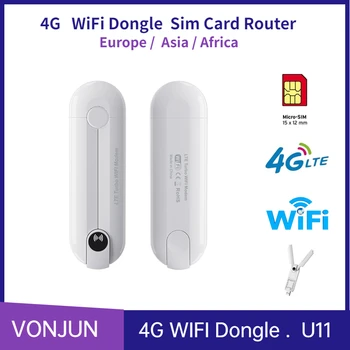 4G USB Router 150M Móvel LTE de Hotspot wi-Fi Portátil com Antena Externa S11
