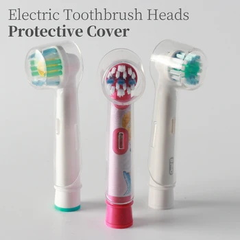 5pcs/Monte Escova de dentes Elétrica Cabeças Tampa Protetora Para a Braun, Escova de Dente Cabeças tampas Titular Caso de Viagens Manter Cleanmakeup