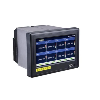 7 Polegadas Registrador de Dados Industrial Universal 16 Canais RS485 Modbus Display Digital em Papel Gravador De Temperatura E Pressão