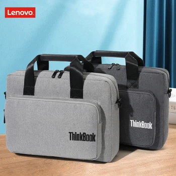 A Lenovo Grande Capacidade Laptop Saco de Ombro Impermeável, à prova de Choque de 16 Polegadas Bolsa de Negócios Crossbody Sacos para ThinkBook16p/14