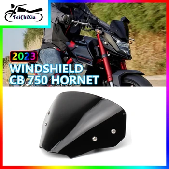 Acessórios da motocicleta do pára-brisa de 2023 Para Honda CB 750 Hornet CB750 HORNET Spoiler Deflector de Vento, Protetor solar Viseira pára-Brisas