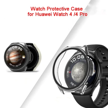 Adequado para Huawei WATCH4 Assistir Protetora, Acertado para HUAWEI ASSISTIR 4PRO Temperado Filme Integrada de Caso