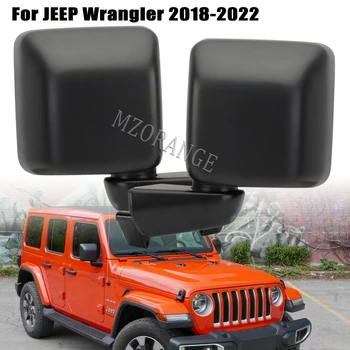 Aquecidos Espelhos Laterais para Jeep Wrangler JL 2018-2021 Para JEEP GLADIADOR 2019-2021 porta espelhos de vidro montagem na versão para os EUA