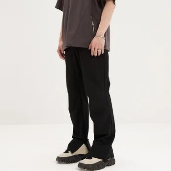CATSSTAC 23SS Multi-forma tridimensional alfaiataria reta calças vibe high street e casual calças moda streetwear normcore
