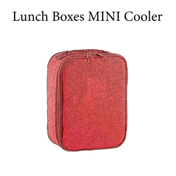 Conveniente saco duráveis Mini refrigerador caixas de almoço da Escola de caixas de almoço