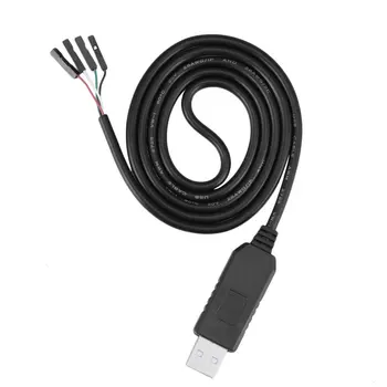 Eletrônica inteligente PL2303HX USB para UART TTL Cabo Módulo 4p 4 pinos RS232 Conversor Serial Linha de Suporte Linux Mac Win7