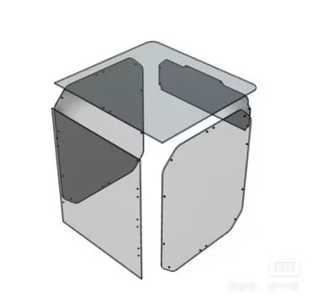 Funssor Bambu Lba P1P impressora 3D painéis de acrílico gabinete kit
