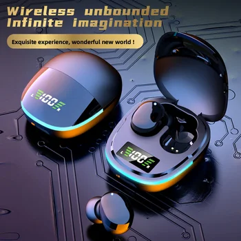 G9 TWS Fone de ouvido Bluetooth sem Fio do Fone de ouvido Estéreo Esporte Min Fones de ouvido Auricular com Microfone Com Caixa-carregador Para Iphone Samsung
