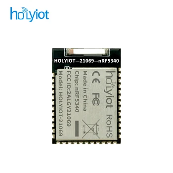 HOLYIOT nRF5340 2.4 GHz transceptor Bluetooth 5.0 ultra-baixo consumo de potência do módulo de FCC, CE certificated ÇÃO de Automação Módulos