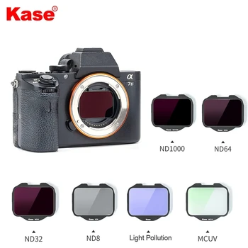 KASE Clip-no Filtro para SONY Full Frame Câmeras ND UV MCUV Neutro Noite Filtro CMOS Protetor A9 A7R3 A7RIV A7S A7