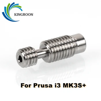 KINGROON Heatbreak Para Prusa i3 MK3S+ Impressora 3D de Peças de liga de Titânio Liga de Calor Quebra M6 Rosca Garganta